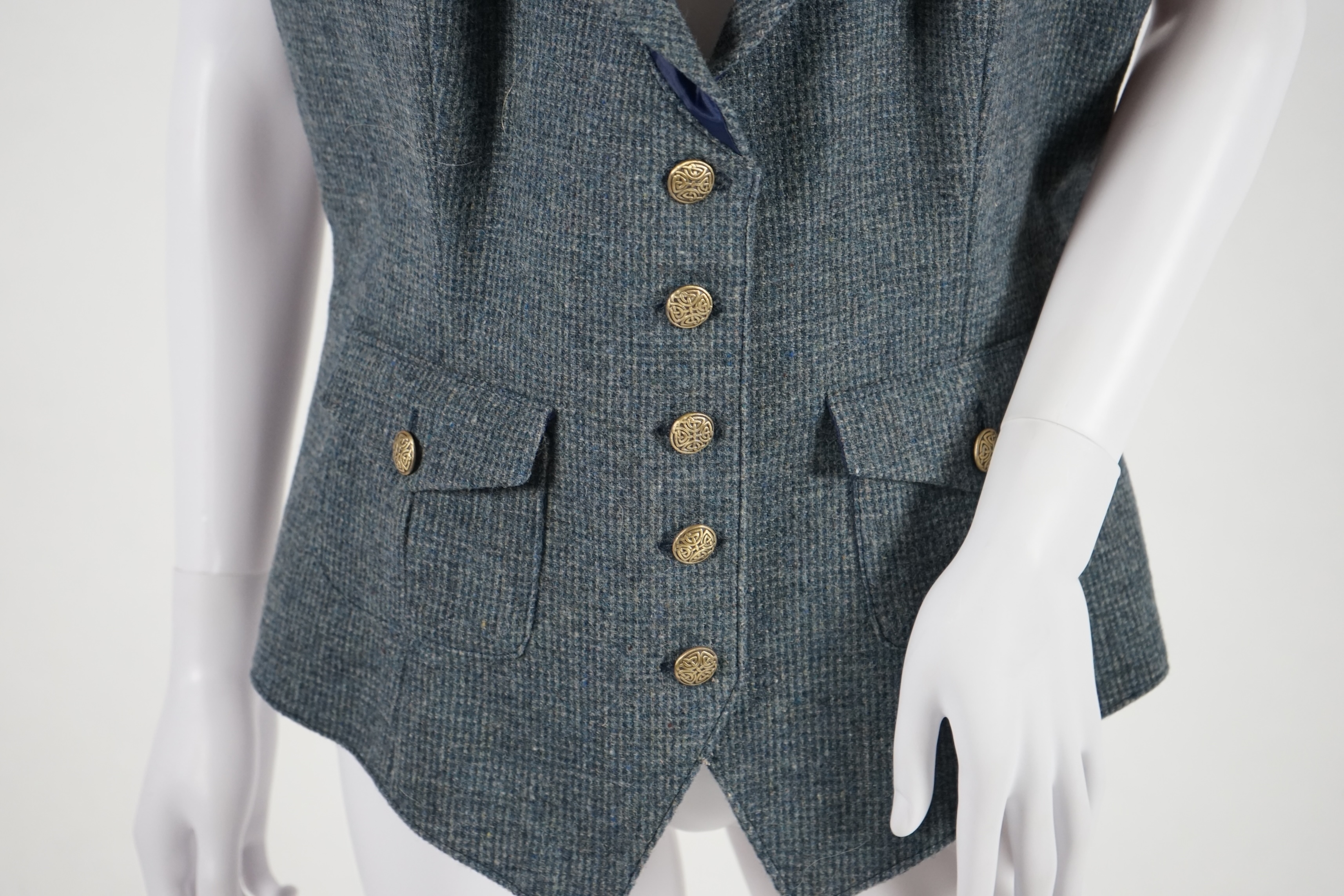 Five lady's waistcoats. Approx size 14-16 Proceeds to Happy Paws Puppy Rescue